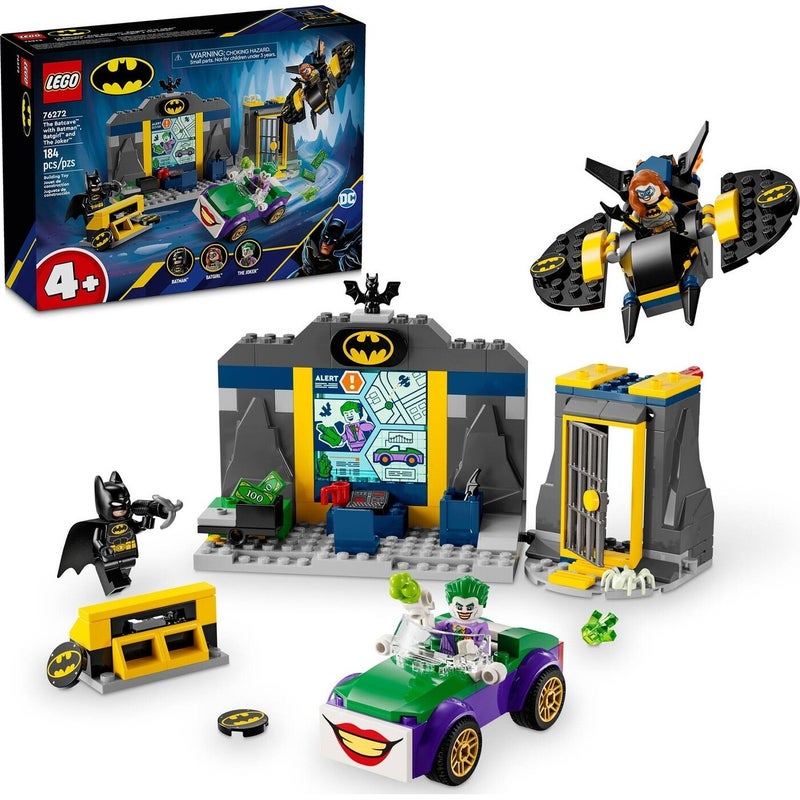 LEGO مجموعة LEGO DC كهف باتمان 76272 مع باتمان وباتجيرل والجوكر – مجموعة ألعاب الأبطال الخارقين - Image 2